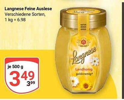 Langnese Feine Auslese 500 g, verschiedene Sorten