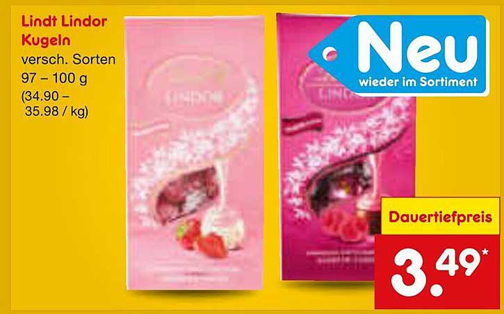 Lindt Lindor Kugeln versch. Sorten 97 – 100 g