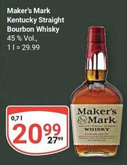 Maker's Mark Kentucky Straight Bourbon Whisky