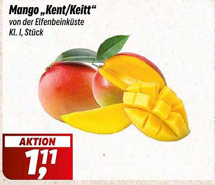 Mango „Kent/Keitt“ von der Elfenbeinküste, Kl. I, Stück