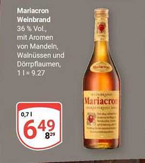 Mariacron Weinbrand 0,7L