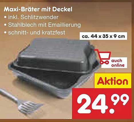 Maxi-Bräter mit Deckel