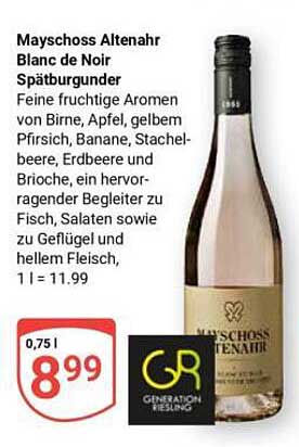 Mayschoss Altenahr Blanc de Noir Spätburgunder