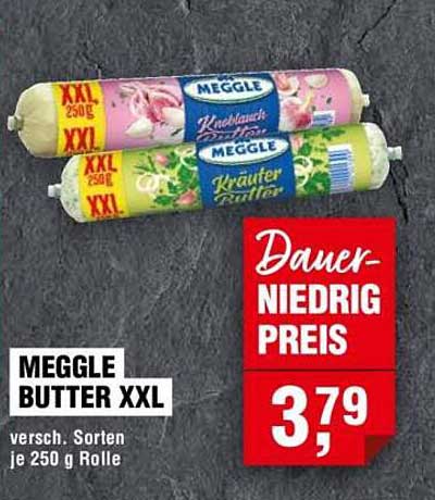 MEGGLE BUTTER XXL 250g - Verschiedene Sorten
