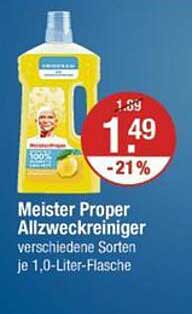 Meister Proper Allzweckreiniger 1,0-Liter-Flasche