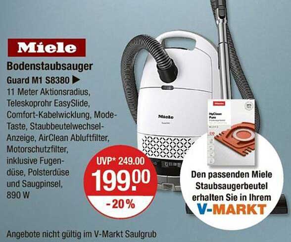 Miele Bodenstaubsauger Guard M1 S8380
