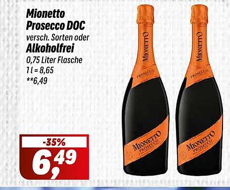Mionetto Prosecco DOC – Erfrischender Genuss für besondere Momente
