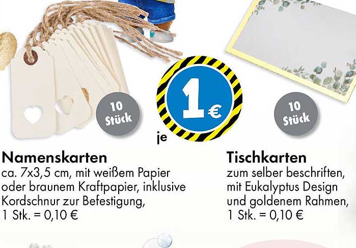 Namenskarten & Tischkarten im Eucalyptus Design
