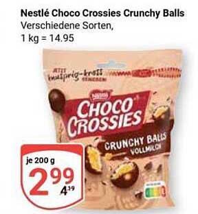 Nestlé Choco Crossies Crunchy Balls 200 g