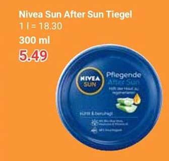 Nivea Sun After Sun Tiegel 300 ml