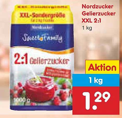 Nordzucker Gelierzucker XXL 2:1 1 kg