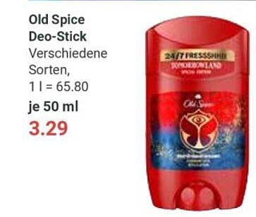 Old Spice Deo-Stick – Verschiedene Sorten, je 50 ml