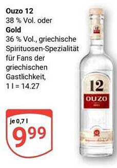 Ouzo 12 - Griechische Spirituosen-Spezialität