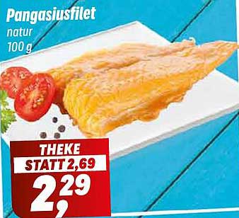 Pangasiusfilet natur 100 g