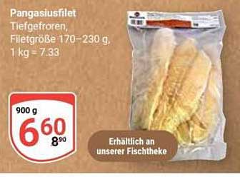 Pangasiusfilet Tiefgefroren 900 g