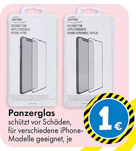Panzerglas für verschiedene iPhone-Modelle