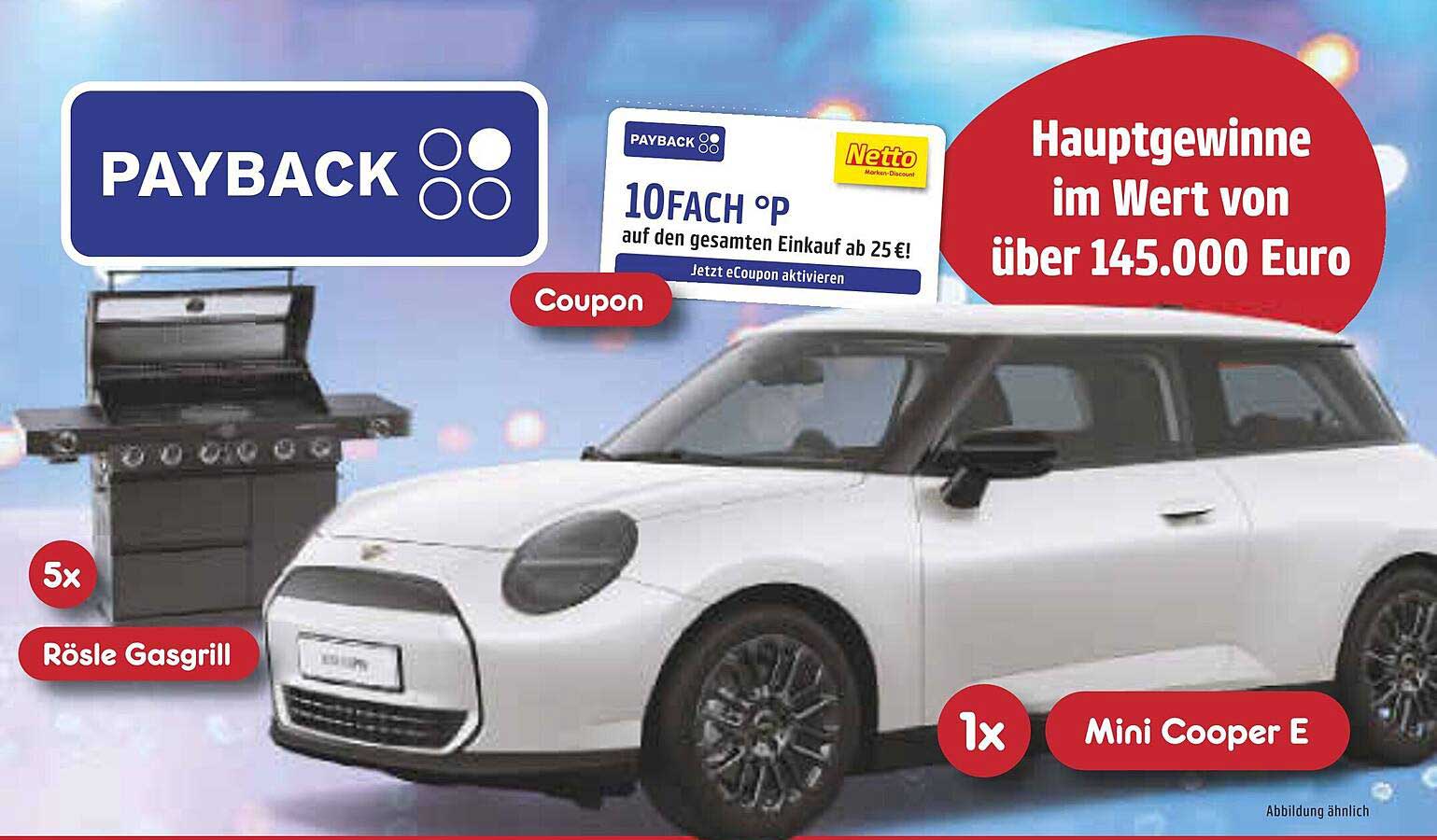 PAYBACK Aktion bei Netto: 10x Punkte sammeln auf Einkäufe ab 25 €