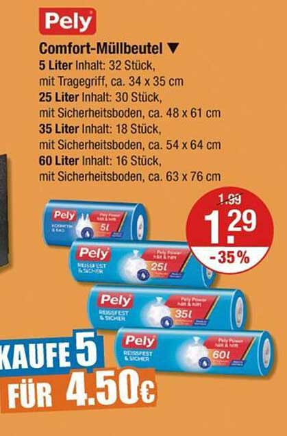 Pely Komfort-Müllbeutel