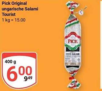 Pick Original ungarische Salami Tourist