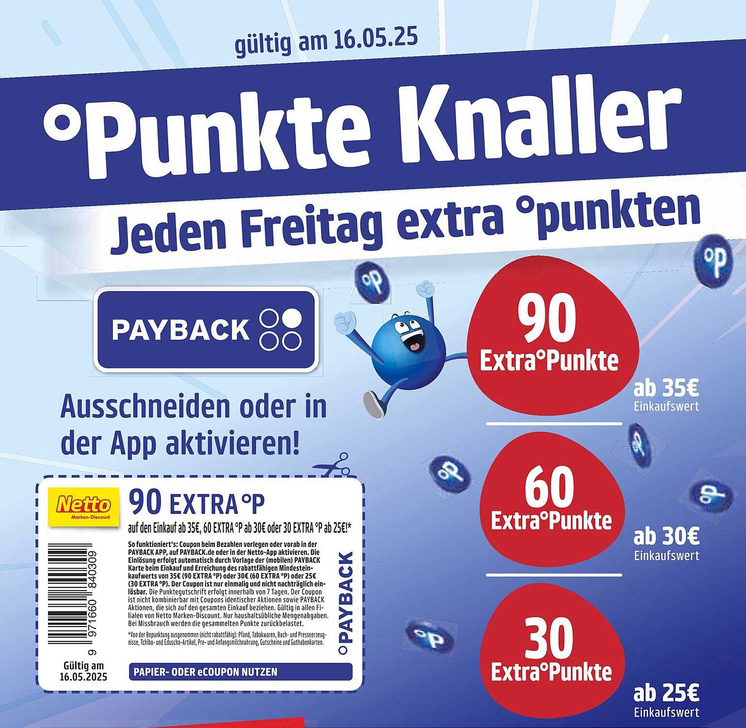 °Punkte Knaller: Extra Punkte bei Netto!