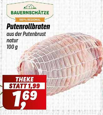 Putensollbraten aus der Putenbrust natur 100 g