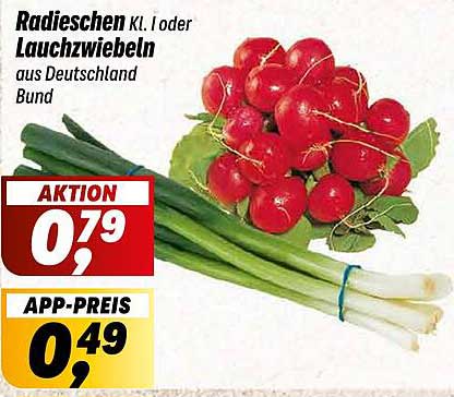 Radieschen oder Lauchzwiebeln aus Deutschland - Bund