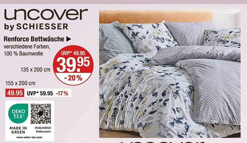 Renforce Bettwäsche von Uncover by Schiesser
