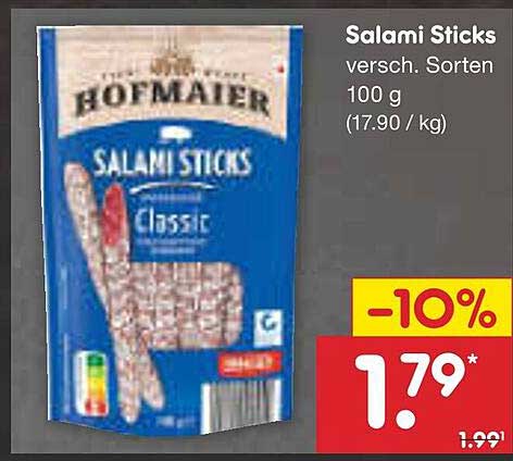 Salami Sticks 100 g - Hofmayer