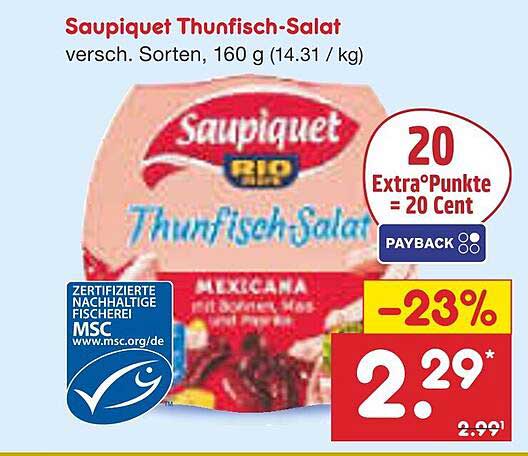Saupiquet Thunfisch-Salat, verschiedene Sorten, 160 g