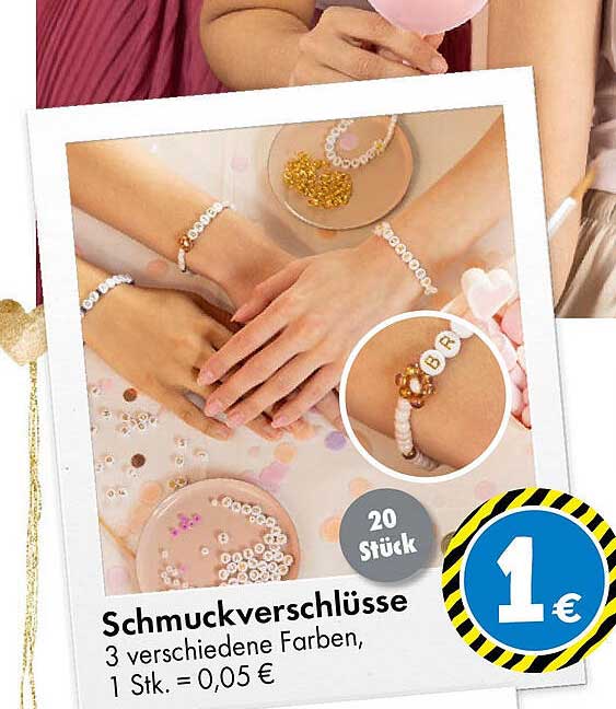 Schmuckverschlüsse – 20 Stück in 3 verschiedenen Farben