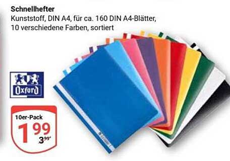 Schnellhefter 10er-Pack – Oxford