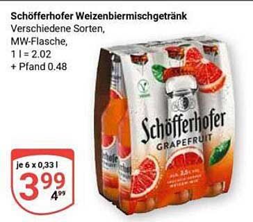 Schöfferhofer Weizenbiermischgetränk - Grapefruit