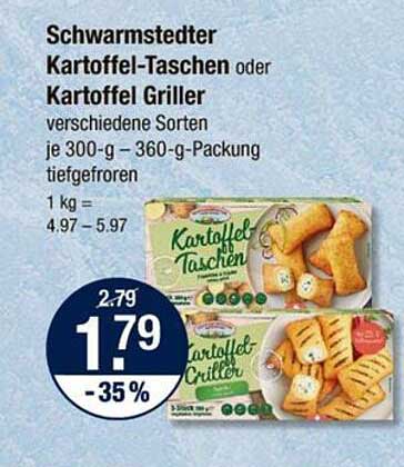 Schwarmstedter Kartoffel-Taschen oder Kartoffel Griller