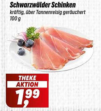 Schwarzwälder Schinken, kräftig, über Tannenreisig geräuchert 100 g