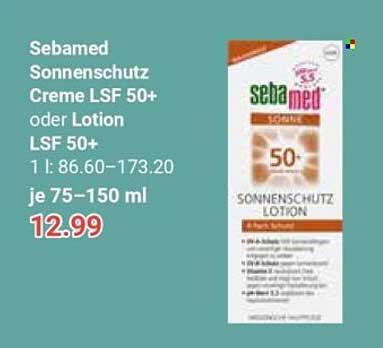 Sebamed Sonnenschutz Creme LSF 50+ oder Lotion LSF 50+