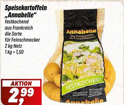 Speisekartoffeln "Annabelle"