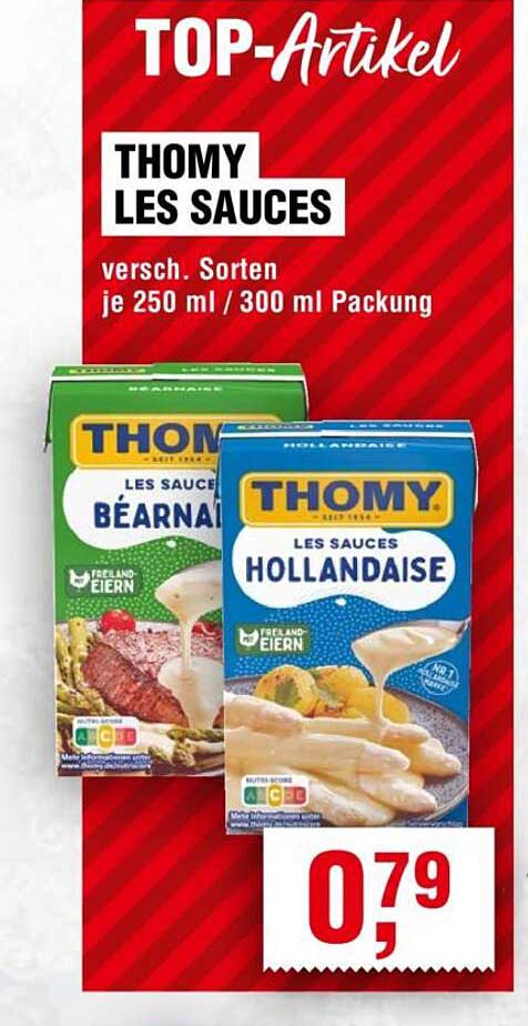 THOMY Les Sauces - verschiedene Sorten, je 250 ml / 300 ml Packung