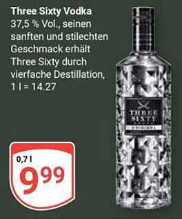 Three Sixty Vodka 0,7l