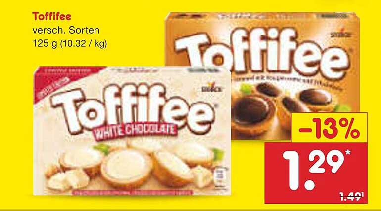 Toffifee verschiedene Sorten 125 g