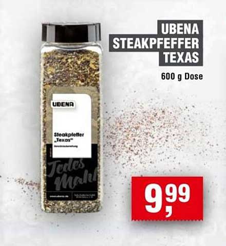 UBENA Steakpfeffer Texas 600 g Dose