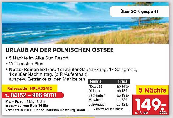 URLAUB AN DER POLNISCHEN OSTSEE