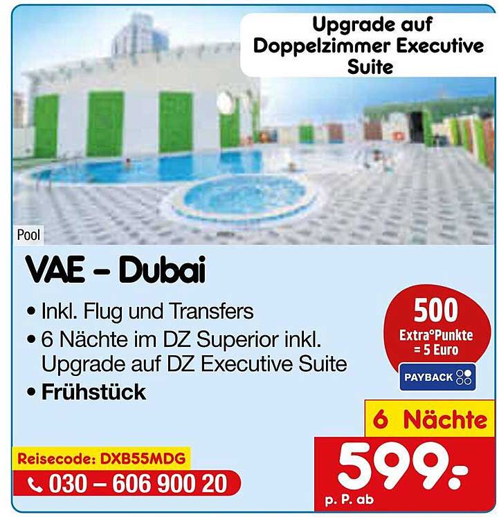 VAE - Dubai: 6 Nächte im DZ Superior inkl. Upgrade auf DZ Executive Suite