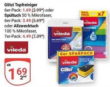 Vileda Glitzi Topfreiniger - 6er-Pack zum Sparpreis