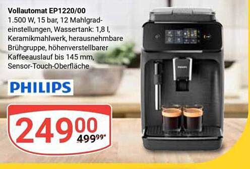 Vollautomat EP1220/00 von Philips