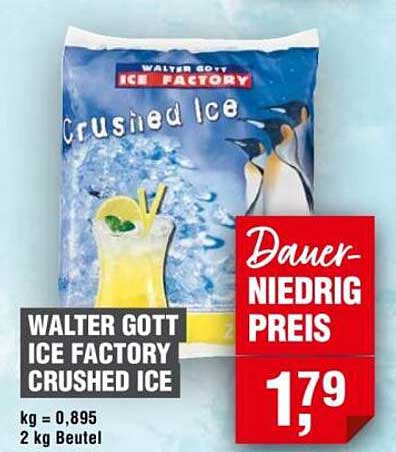 WALTER GOTT ICE FACTORY CRUSHED ICE