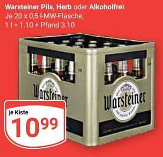 Warsteiner Pils, Herb oder Alkoholfrei