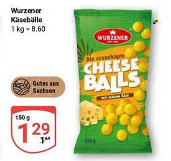 Wurzener Käsebälle 150 g - Die crunchigen Snacks