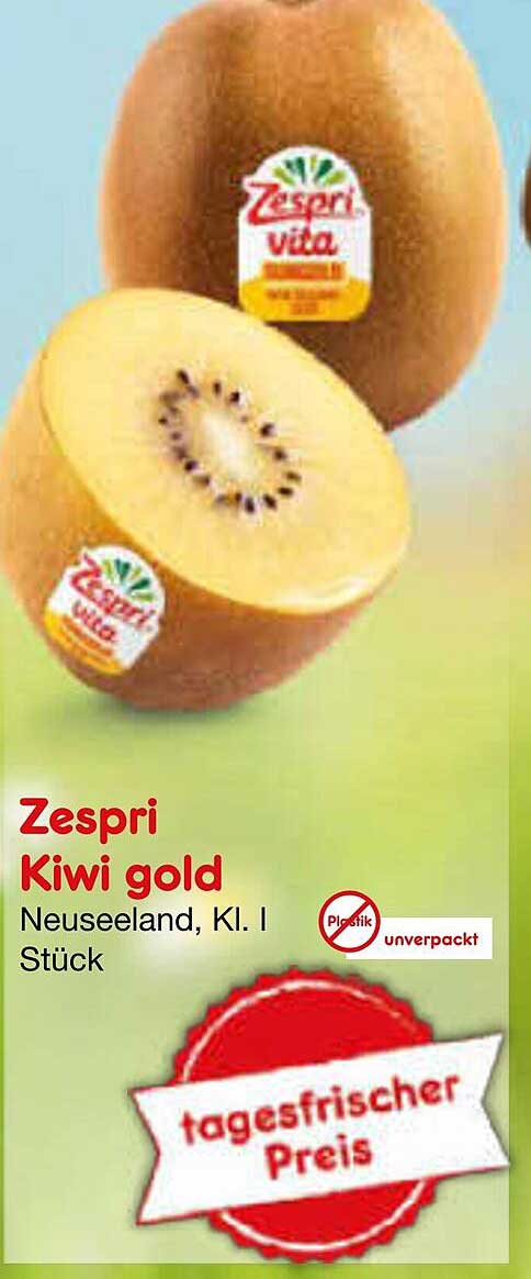 Zespri Kiwi Gold, Neuseeland, Kl. I Stück