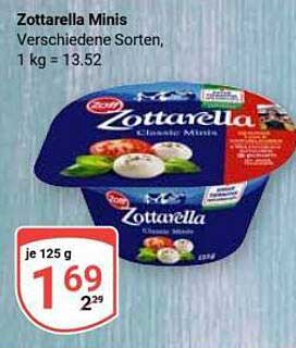 Zottarella Minis - Verschiedene Sorten, 125 g