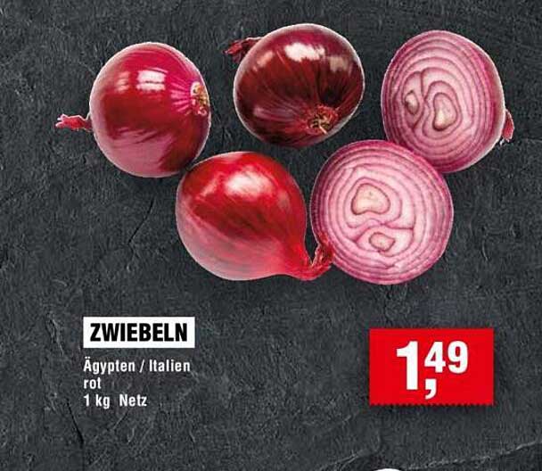 ZWIEBELN ÄGYPTEN / ITALIEN ROT 1 KG NETZ
